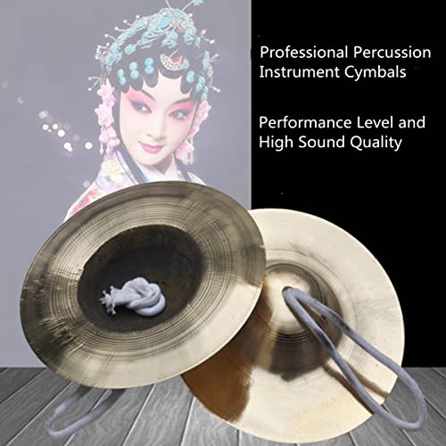 Traditionele Chinese Bekkens, Ambachtelijk Vakmanschap Luid Koperen Percussie-Instrument Bekkens - Prestatieniveau En… - Image 3