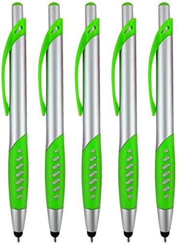 レクサススタイラスペン、2 in 1容量性スタイラス&amp;ボールペンClickペンwith快適グリップユニバーサルタッチスクリー