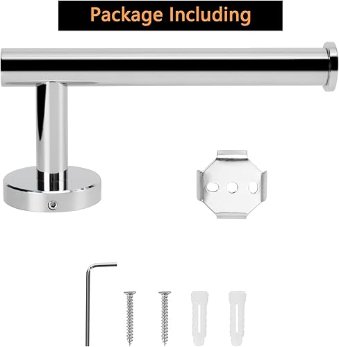 Miniatura 7 de NearMoon Soporte para papel higiénico de baño, acero inoxidable SUS304 de alta calidad, resistente al óxido, para baño, cocina, baño (1 paquete,