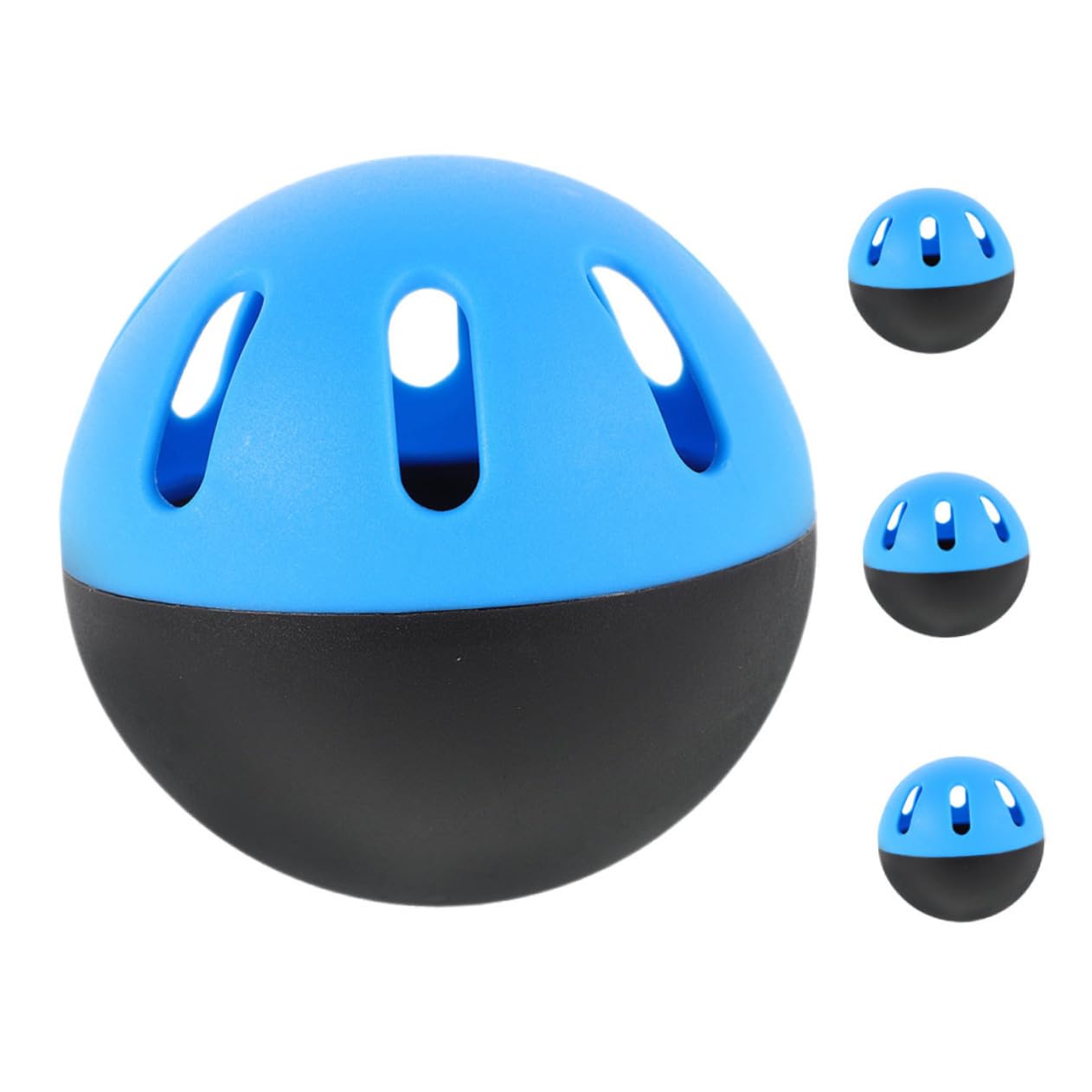 KOMBIUDA 4 Pack Soft Baseball Balls 74mm Balls for Batting Practice Indoor/Outdoor Training Equipment