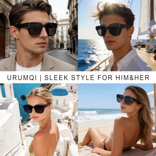 Image of URUMQI Polarized Sunglasses Fit Over Glasses Women Men UV400 Trendy Shades