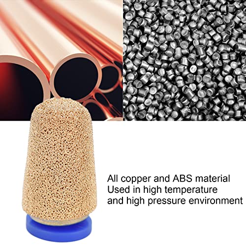 4er Set Pneumatischer Schalldämpfer Kupfer PSF-4 Druckluft Geräuschdämpfer für Zylinder Magnetventile pneumatische Werkzeuge Schalldämpfer Set