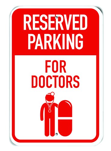 Panneau de parking pour docteur en aluminium afin d'éviter le stationnement gênant
