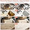 Steam Cleaner, Portable Steamer for Cleaning with 16pcs Accessories, 6-Level Adjustable and 15s Heat-Up, Handheld Steam Cleaner for Home, Tile, Dirt, Grout, Grease, Car Detailing - 6