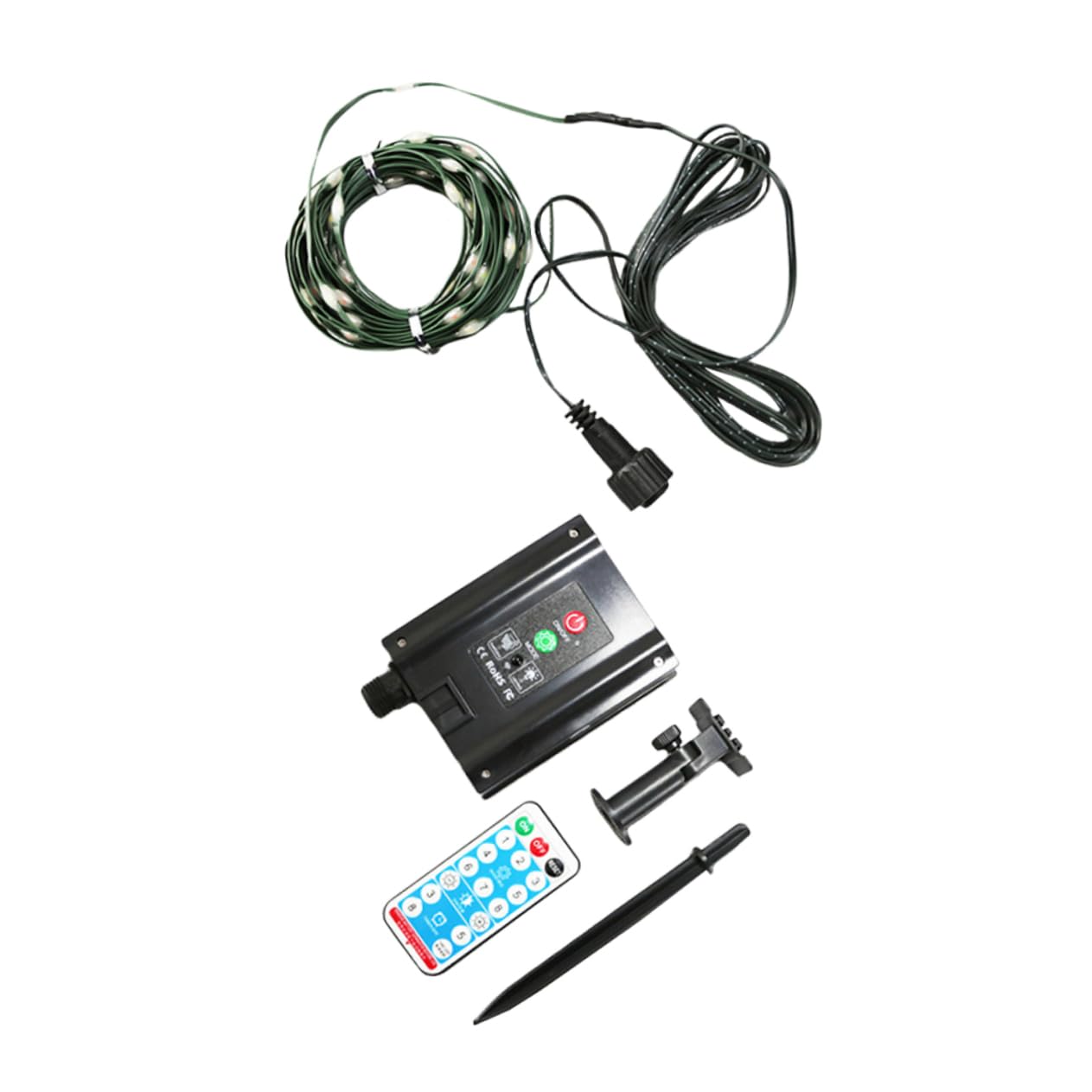 HOMSFOU Solar LED Strip Lights 10m 100-led Outdoor Waterproof Solar Fairy Lights with PVC and Copper Wire for Garden and Homestay Decoration