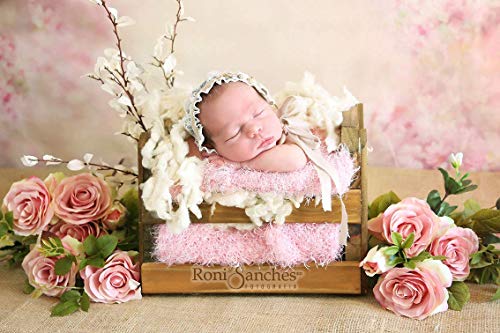 5X5Ft Newborn Pink Painting Floral Backdrop Spring Photo Studio Booth Backgrounds Children Flowers Photography Backdrops Props Xt-6760 #TOP3