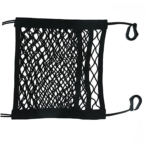 Cabilock Rete Portaoggetti Auto Tasca Sospesa Elastico Rinforzato Organizer Sedile per Cellulare Chiavi Documenti e Accessori Personali