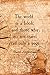 Travel Journal: The World Is A Book Saint Augustine Quote, Blank Lined Journal, Travel notebook (6 x 9, 110 Pages)