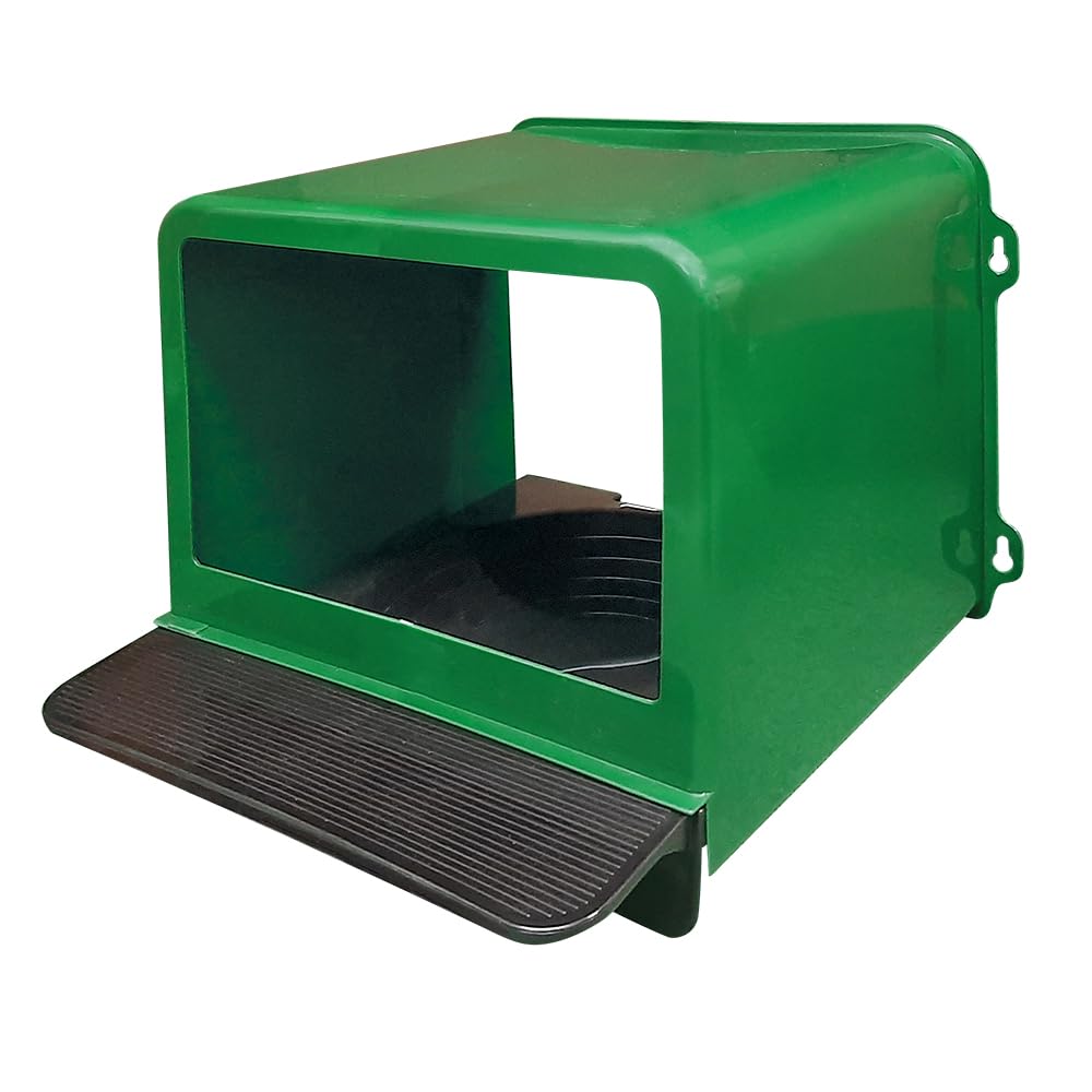 Breker Casa para palomas, 1 compartimento, plástico, moderno, verde/negro, paloma, codorniz, gallina enana