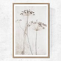 SIGNWIN Framed Canvas Wall Art Dried Plants Canvas Prints Home Artwork Decoration for Living Room,Bedroom - 16