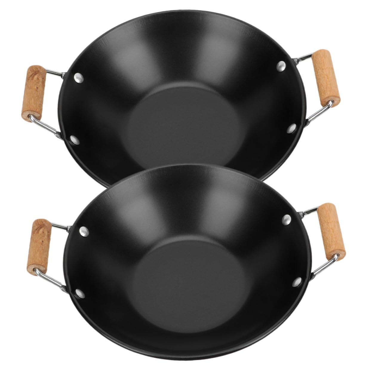 Woks secs 27 COLLBATH pour fondue et cuisson fruits de mer lors de vos repas en famille