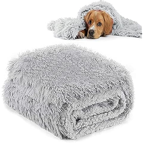 CHMMY Fluffy Dog Blanket, Soft Cat Blanket, Fleece Blanket, Washable Deck for Pets, Dogs, Cats, Puppies, Soft Warm Mat for Pets, Dogs, Cats, Puppies Cover