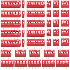 Jesustree 40 Stück DIP-Schalter Sortiment BMKG_40_red