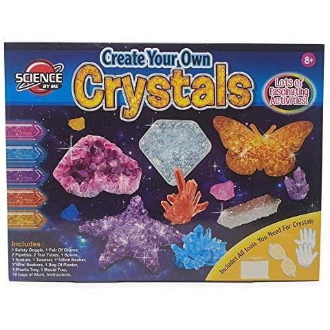 Online street Create your own crystal with different shapes | Kids craft activities kits include all tools you need for crystal, Ages 8+ Cover
