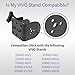 VIVO Steel Extra Tall 3 Section Monitor Stand Pole 39 inches, Sturdy Center Pole for Monitor Mounts Including STAND-V002, Black, PT-SD-PL01B