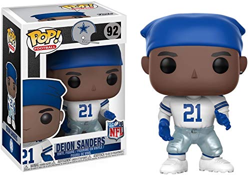Funko POP! Vinyl Figure NFL Cowboys Home Deion Sanders - NFL Legends - Collectable Vinyl Figure - Gift Idea - Official Merchandise - Toys for Kids & Adults - Sports Fans - Model Figure for Collectors