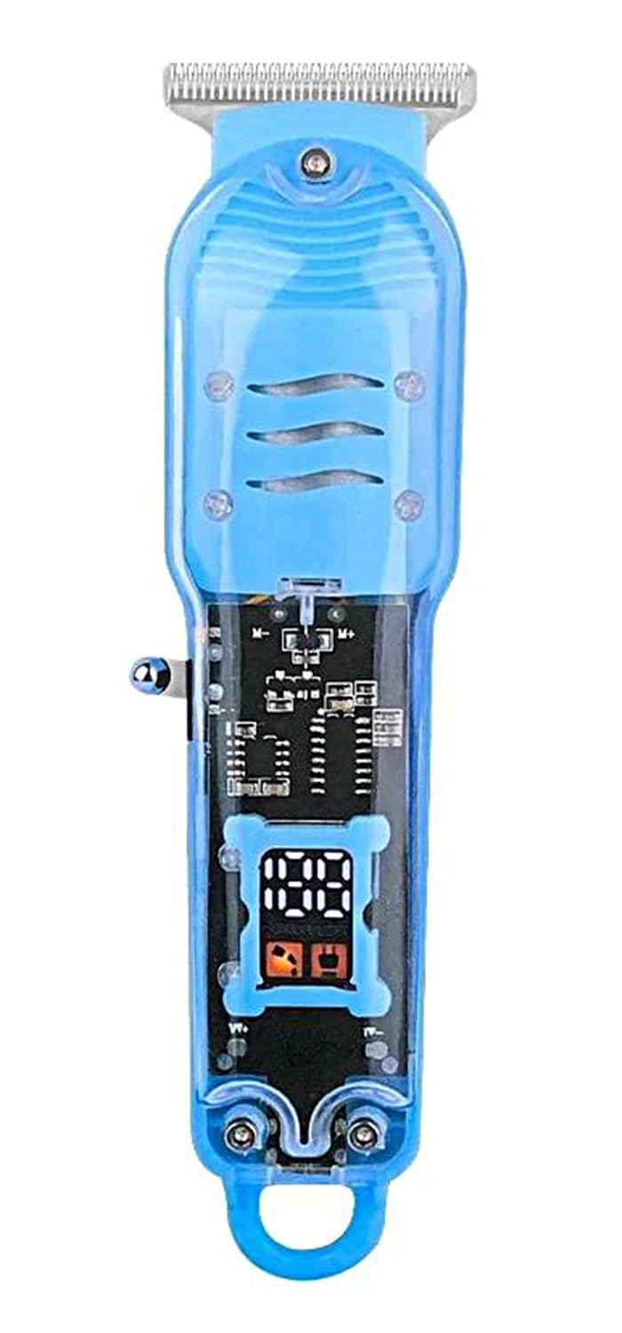 Transparent Micro Shaver and Trimmer for Men | USB Rechargeable Electric Beard Shaver with 180 Minutes Runtime | Compact Portable Grooming Razor for Face Beard and Travel Use-picture-18