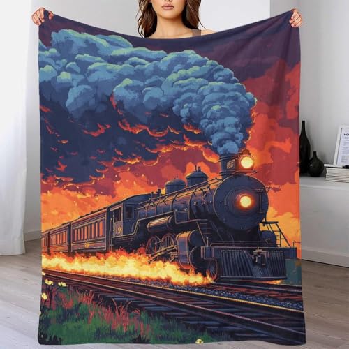 Couverture train à vapeur pour ne plus avoir froid au bureau - 6