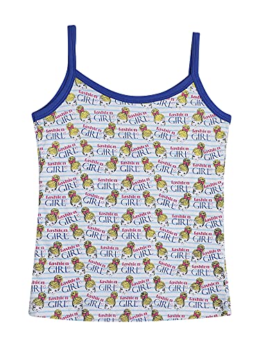 Image of BODYCARE Kids Girls Vest White Colored | 100% Cotton| Skin Friendly Lightweight Sleeveless Design Pack of 3 Print