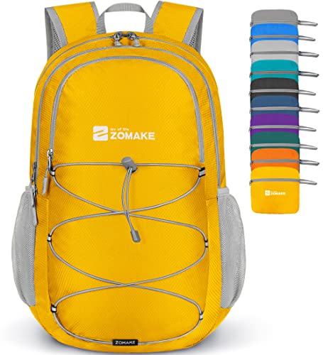 ZOMAKE 28L Packable Backpack:Lightweight Hiking Backpacks – Water Resistant Foldable Back Pack for Hiking Camping