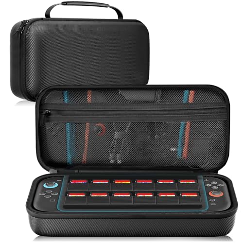 HONGDA Design Carrying Case for Nintendo Switch 2 (2025) – Hard Shell Carrying Bag with Shockproof Protection, Waterproof Exterior, Accessory Organizer & Game Card Slots – Portable & Lightweight