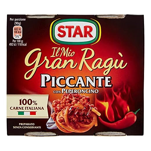 Star Il Mio Gran Ragù Piccante con Peperoncino, 360g