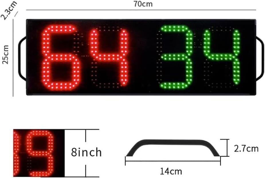 Marcador Electrónico Grande de Baloncesto LED para Fútbol miniatura 5