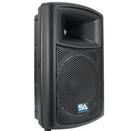 Seismic Audio - PWS-12 - Powered PA/DJ 12" Molded Speaker - 500 Watts