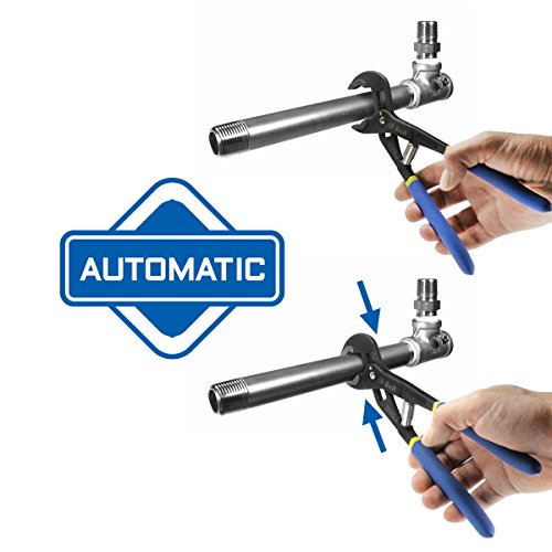 Reviews for S&R Automatic SelfAdjusting Tongue Groove Pliers, Water