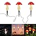 Produktbild Solar Mushroom Lamp Outdoor Wasserdichte LED-Lichter Innenhof Dekoration Zwei Lichtmodi für Garten Rasen