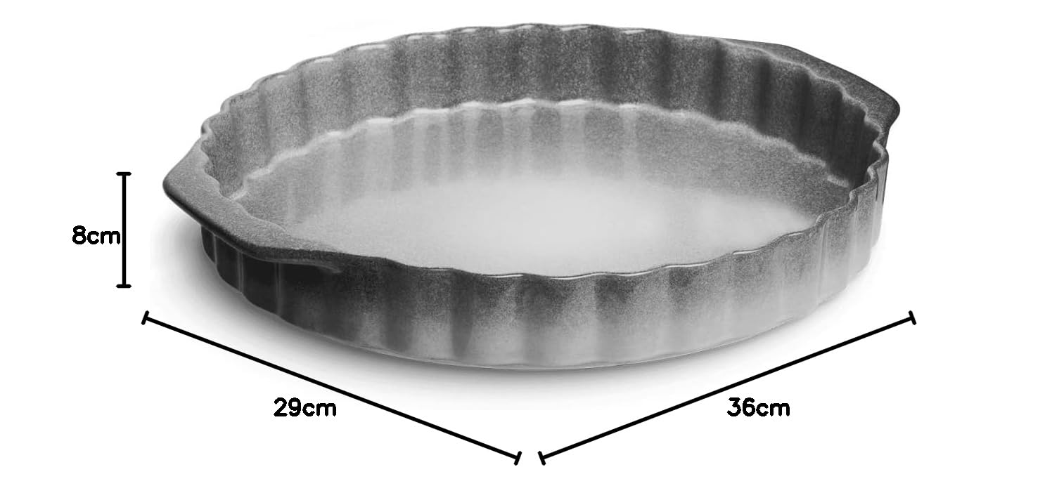 Ceramiczna forma do zapiekanek i tart Misty Cliff zestaw 2 dużych