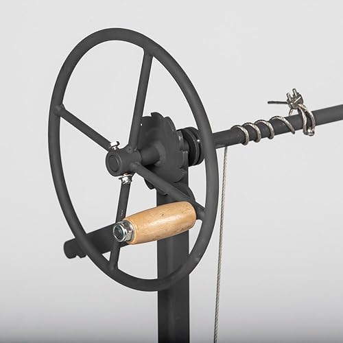 Miniatura 6 de TITAN GREAT OUTDOORS Ash & Ember - Rejilla y plancha ajustables para fogatas, superficie de cocción de madera ajustable con llama abierta