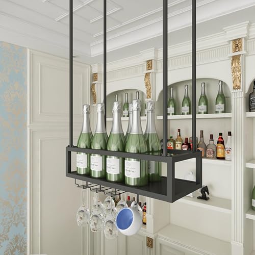 Casier à vin porte-verres suspendu | Solution pour optimiser vos espaces - 5