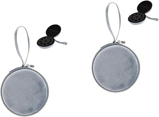 FRCOLOR Essential Oils Storage Bag 2pcs Essential Oil Storage Bag Round Essential Oil Storage Pack Essential Oil Carrying Case Portable Essential Oil Bag