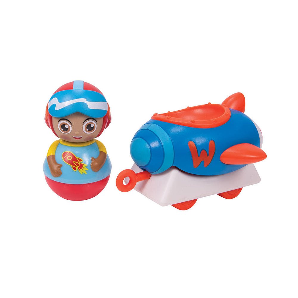 Buy Jazwares Weebles WALLY and WOBBLE ROCKET Rocket Wobbles Side to