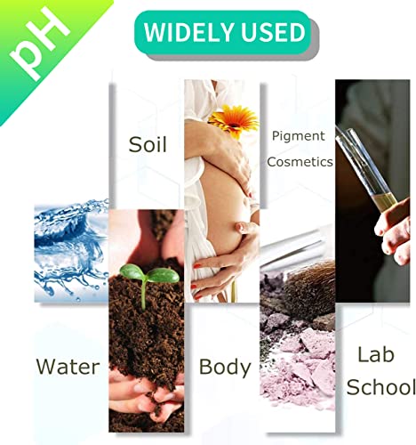 Ph Test Strips For Women Body Urine Drinking Water Pool Hot Tub Spa, 100 Strips Ph.0-14 Alkaline Acid Level Ph Testing Tester For Humans Saliva Pet Food Diet Soil Ph Monitoring With Storage Case #TOP3