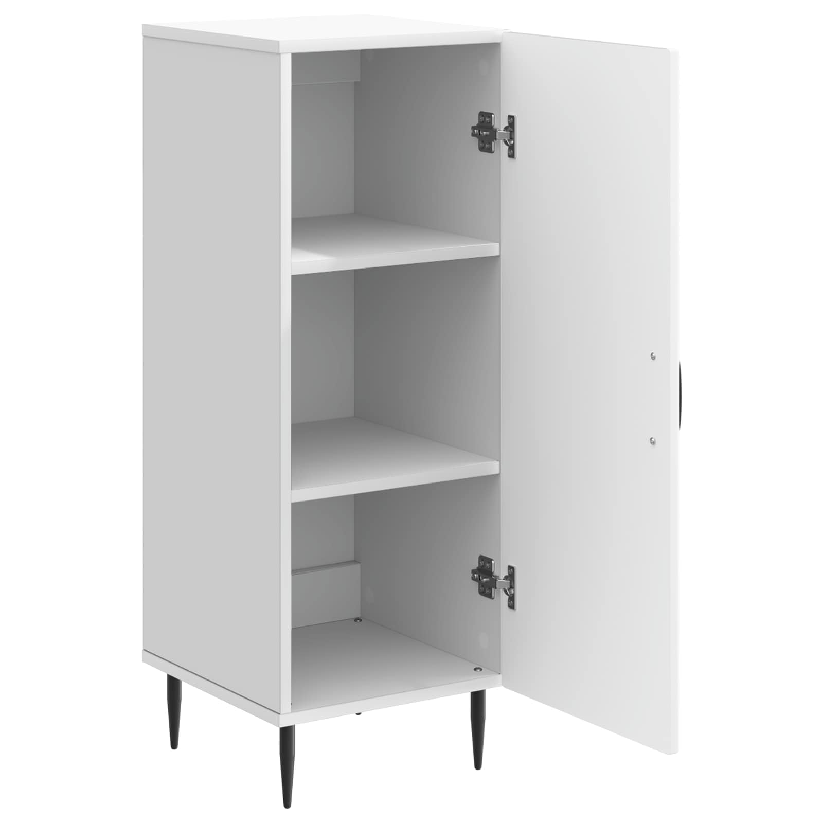 Credenza bianca, 33 x 34,5 x 89,5 cm, in legno