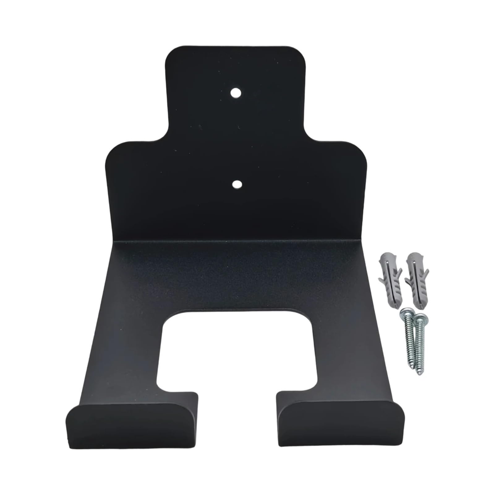 Support mural pour coupe-bordure et taille-haie noir en acier