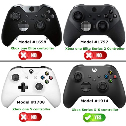 Image of Deal4GO FULL Housing Shell kit w /Trigger Buttons Thumbsticks Bumper D-pad replacement for Xbox Series X|S Controller - Black, M1140515