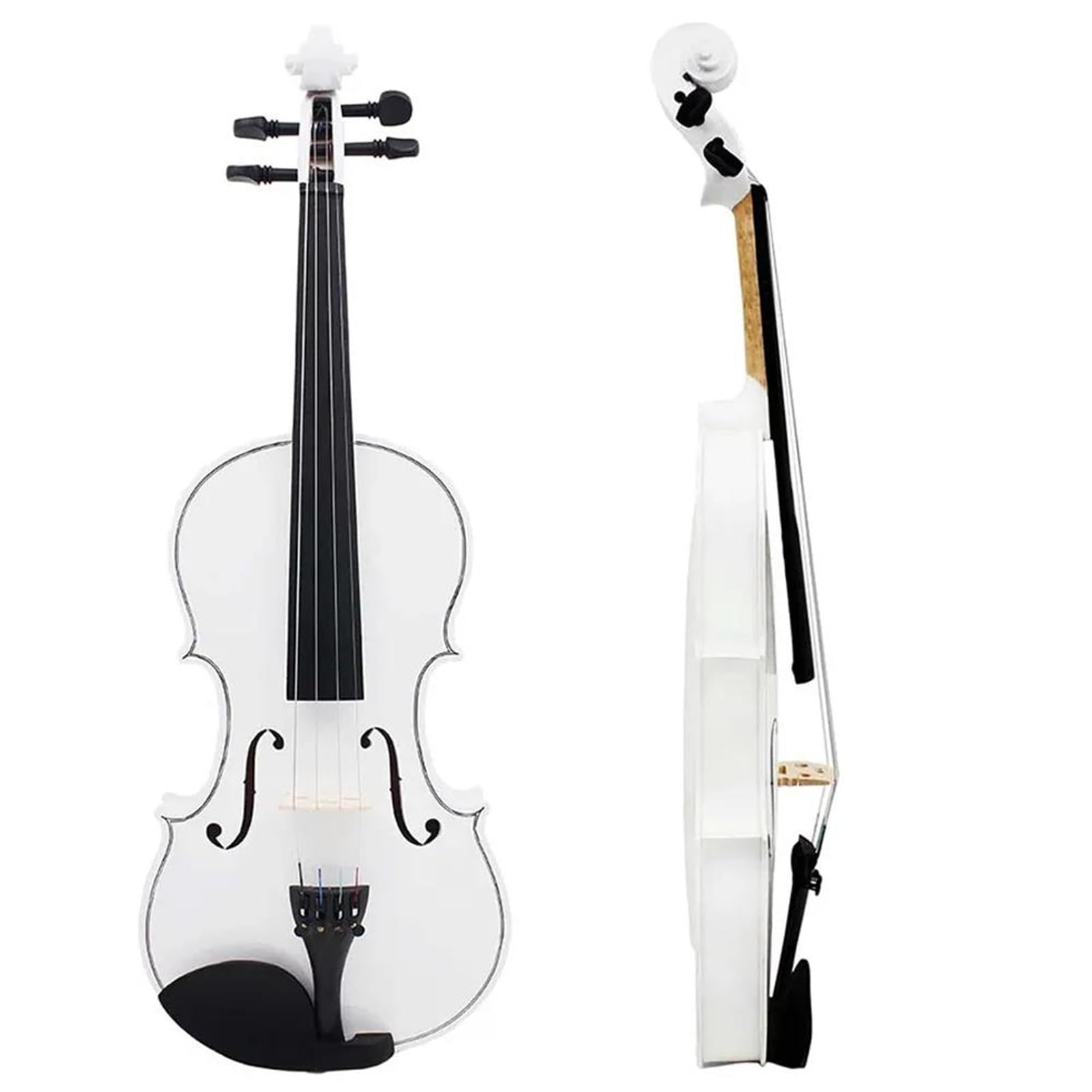 Violino Set Di Violini Per Strumenti A Corde Per Acustico 4/4 Per Principianti Professionisti Con Custodia Per Arco(Violin)