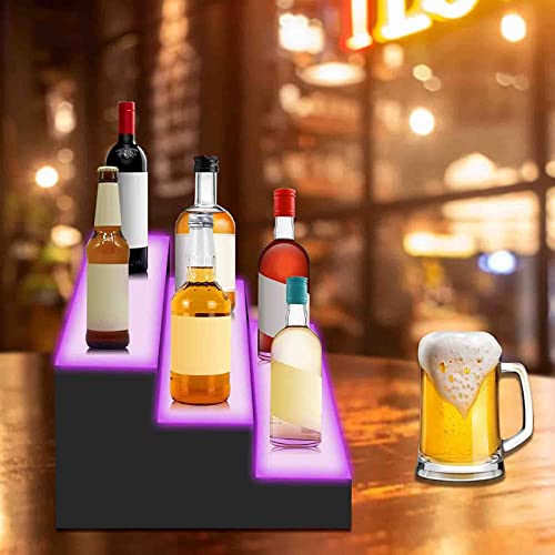 Étagère à vin lumineuse pour bar de salon avec éclairage LED réglable - 8