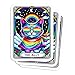 (Pack of 3) 3 Inches Ally Cat Tarot Card Pride Month Sticker, LGBT Pride Gay Lesbian Waterproof Vinyl Stickers for Laptop Water Bottle Tumbler Phone Notebook Car