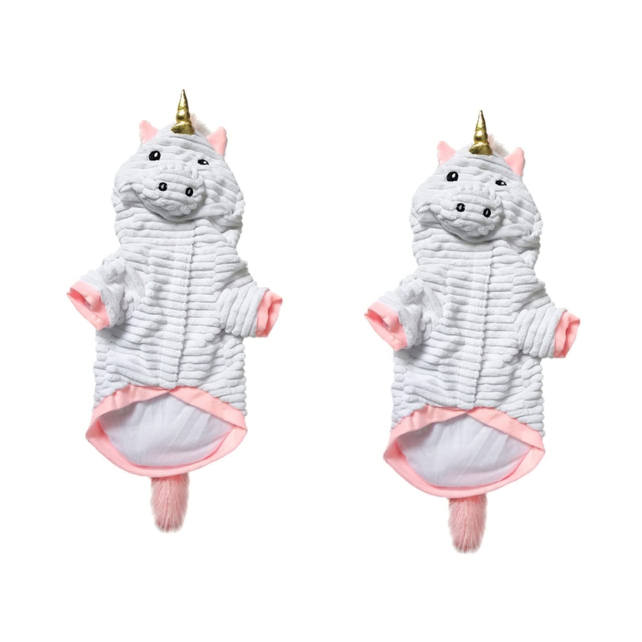 POPETPOP 2 Pezzi Costume Per Cani Halloween Abbigliamento Per Animali Domestici Alla Moda Design Unicorni Per Cani Di Piccola Taglia