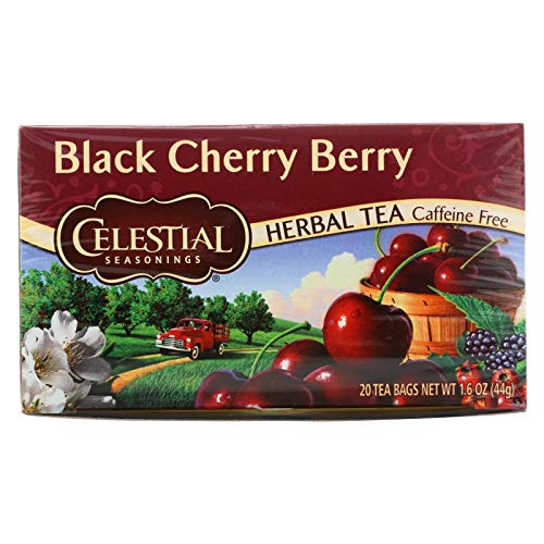 CELESTIAL SEASONINGS HERB TEA,BLK CHERRY BERRY, 20 BAG
