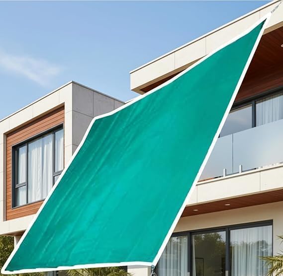 Green Shade Net, 90% UV Sun Protection, for Terrace, Garden, Green House, Balcony, & Gardening Multipurpose Agro Netting Size ((10 * 10 FT))-image-21
