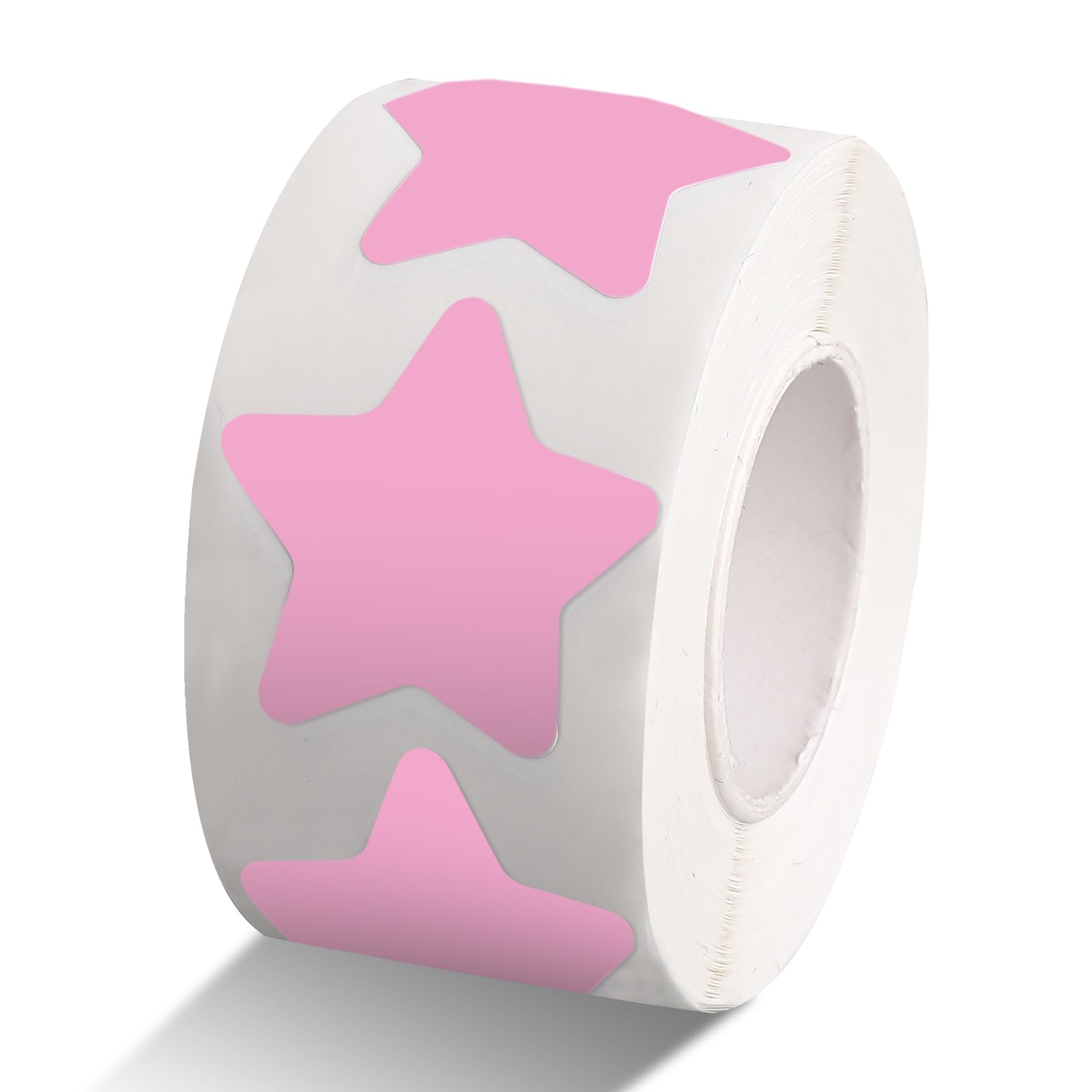 Snapklik.com : Pink Star Stickers - 500 Pcs, 1 Inch Writable, Removable ...