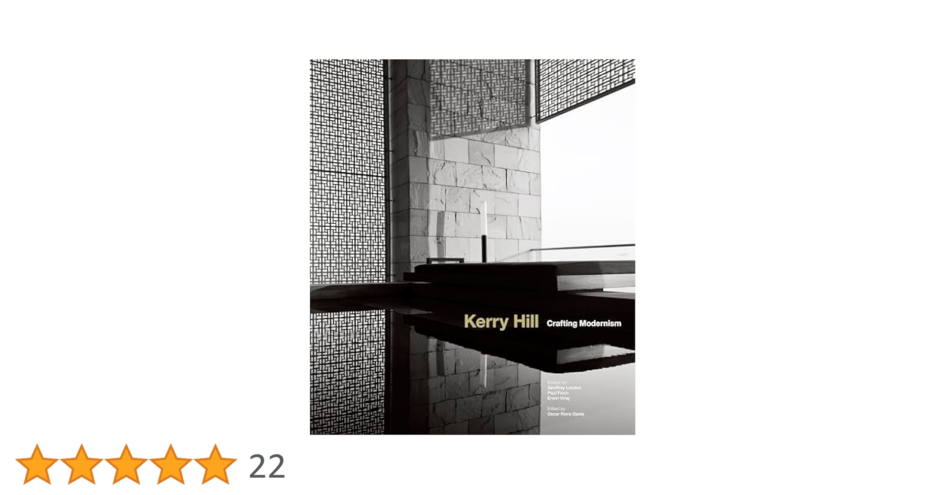 洋書 Kerry Hill: Crafting Modernism Kerry Hill Crafting Modernism 2013 Architecture Design