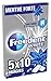 FREEDENT WHITE - Chewing-gum à la MENTHE FORTE, sans sucres - 5 Étuis de 10 dragées - 70g