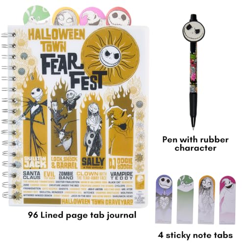 Cahier à spirales Nightmare Before Christmas pour ne plus perdre vos stylos et vos notes