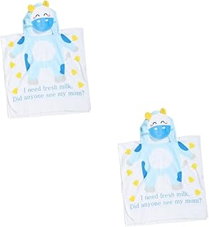 GALPADA 2 Pçs Toalhas De Bebê Com Capuz Toalha De Banho Da Criança Toalha De Capa Toalha De Praia Roupão De Banho Para Roupão De Banho De Desenho Animado Toalha De Natação Manto Maiô